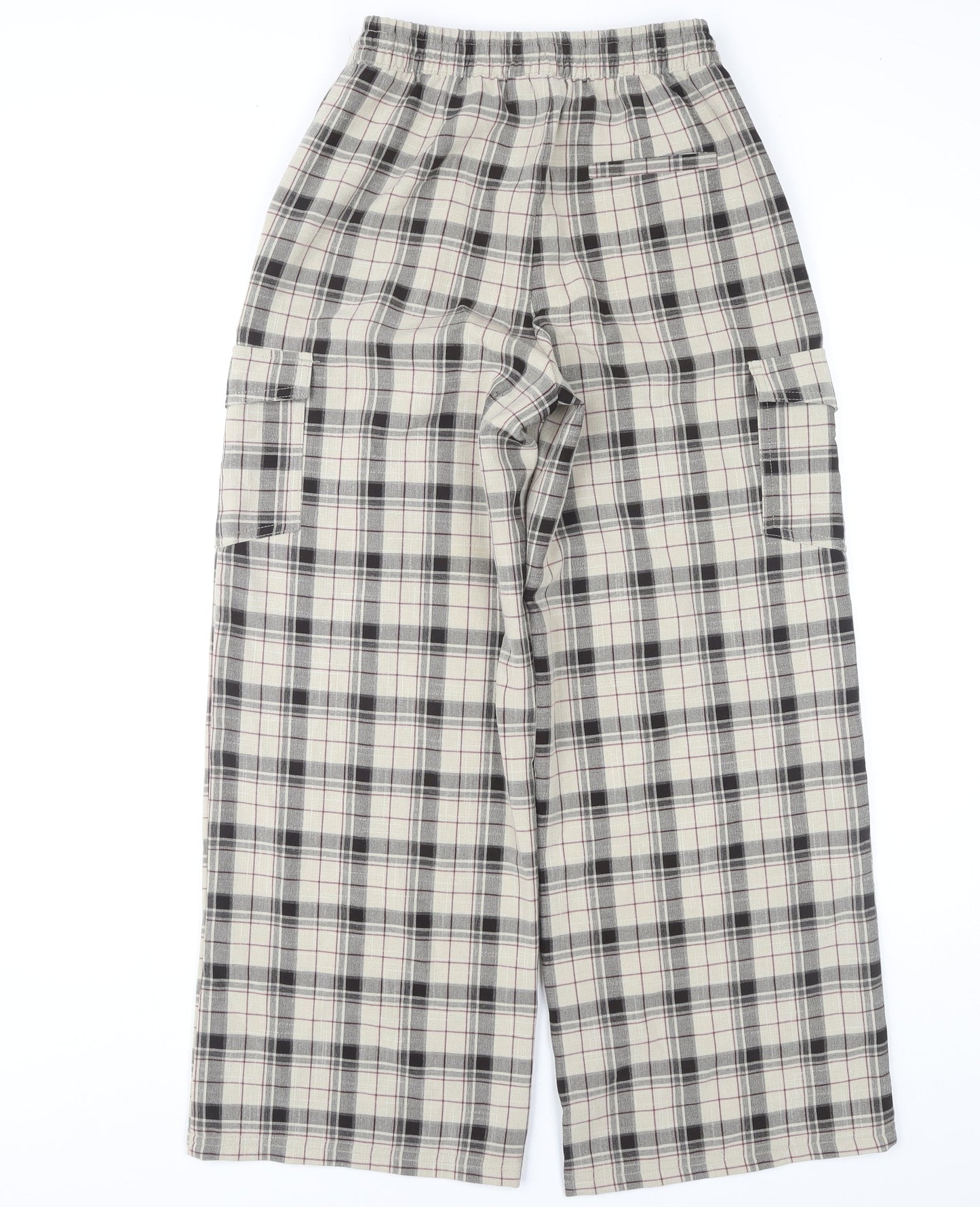 Womens UK Size 4 COLLUSION Relaxed Fit Casual Multicoloured Trousers