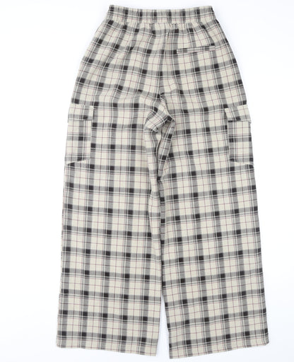 Womens UK Size 4 COLLUSION Relaxed Fit Casual Multicoloured Trousers
