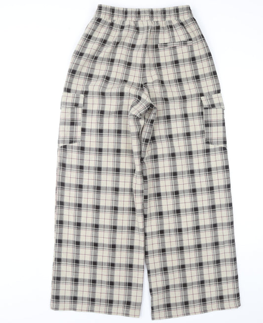 Womens UK Size 4 COLLUSION Relaxed Fit Casual Multicoloured Trousers