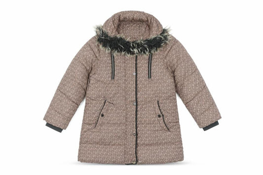 Next Girls Brown Puffer Jacket, 5 Years, Hooded Winter Coat