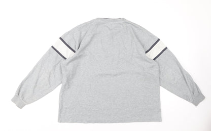 Mens UK Size M FILA Grey Pullover Sweatshirt