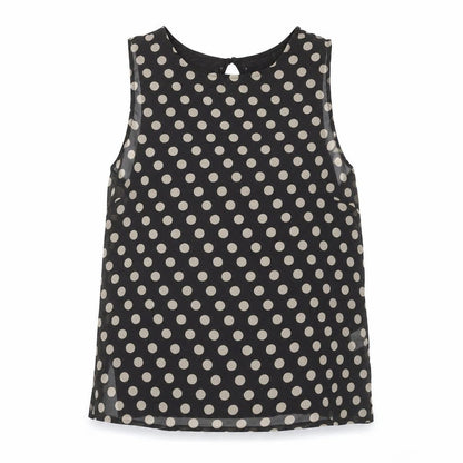 Cotton On Women's Black Polka Dot Tank, Size M