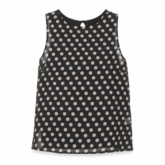 Cotton On Women's Black Polka Dot Tank, Size M