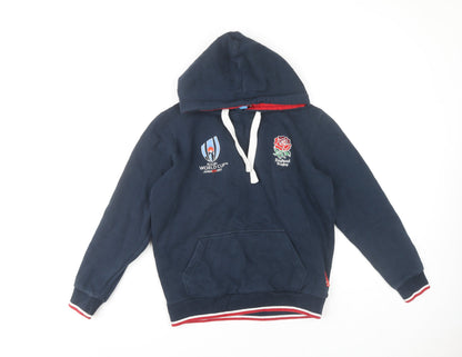 Boys Blue Rugby World Cup Hoodie, Size S, Pullover Hooded