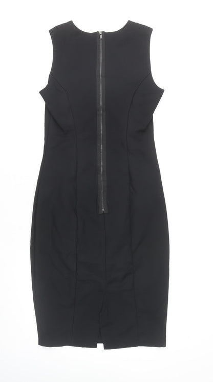 Warehouse Women's Black Sheath Dress Size 10