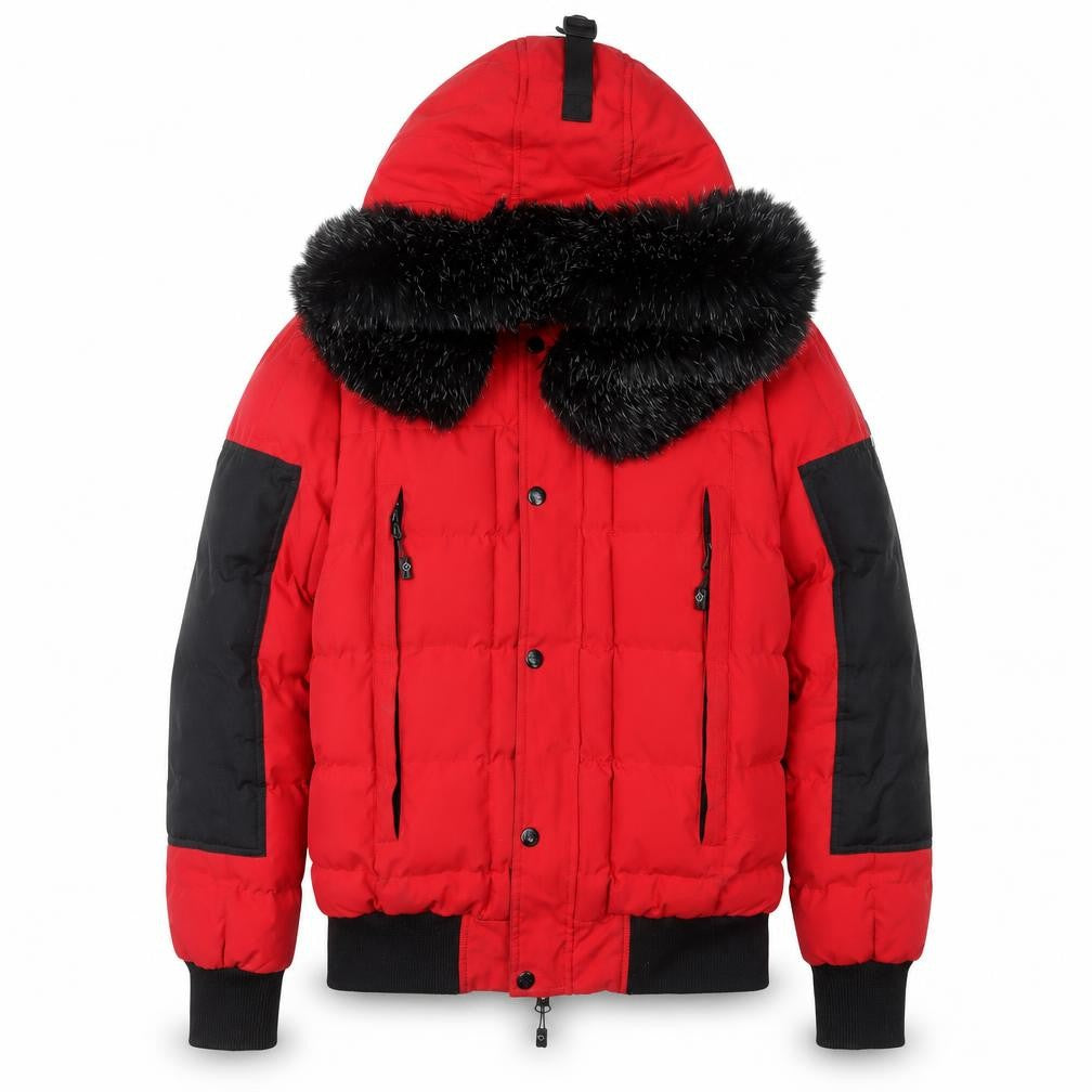 Mens UK Size S Martique Red Puffer Jacket