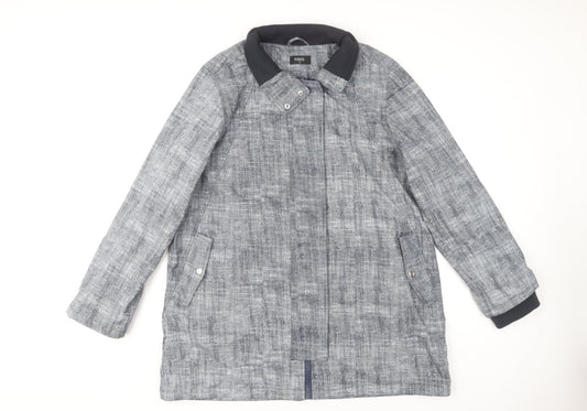 Klass Women's Blue Long Sleeve Coat Size 18