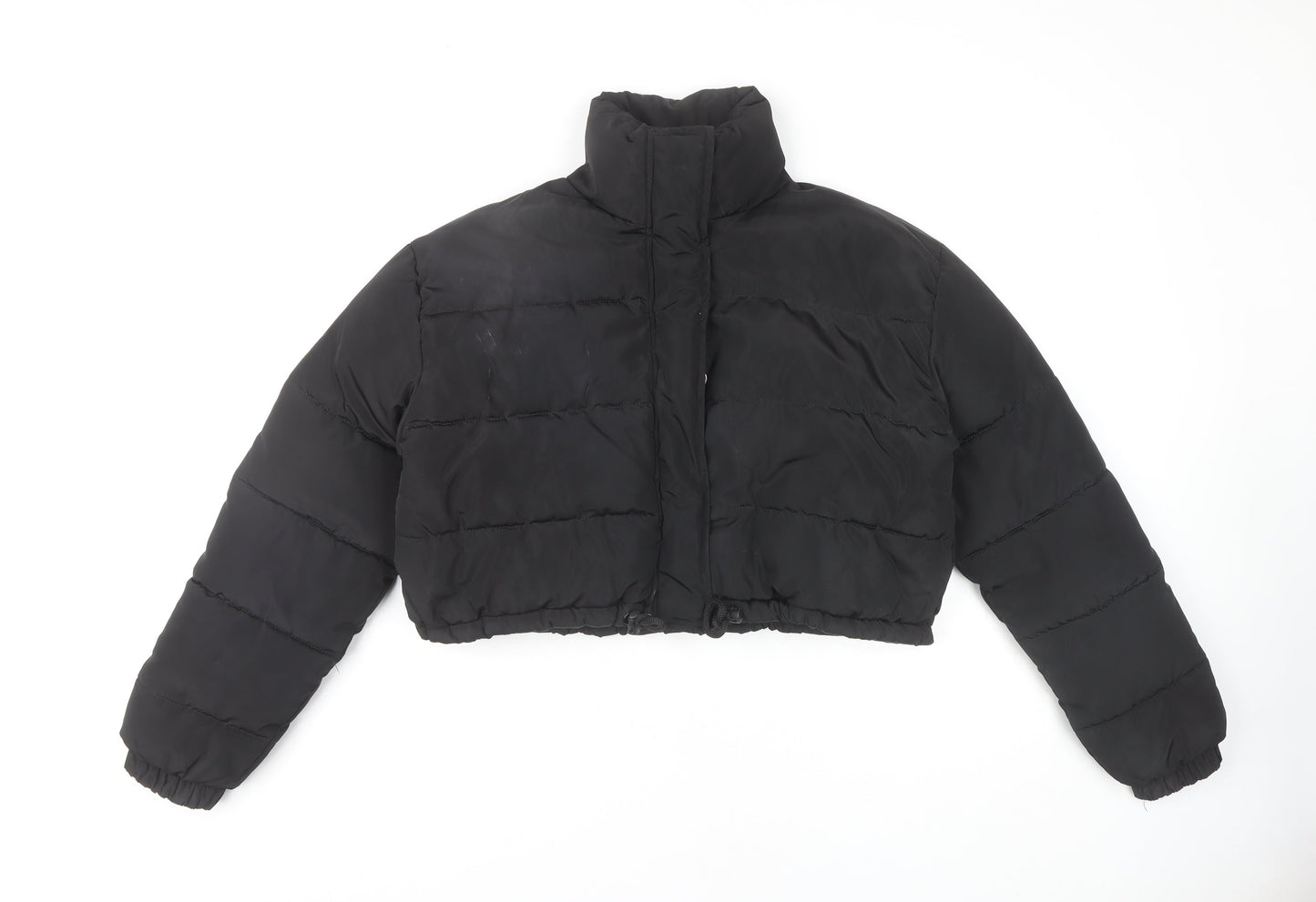 Womens UK Size S Rising Black Puffer Jacket