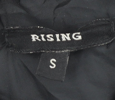 Womens UK Size S Rising Black Puffer Jacket