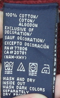 Tommy Hilfiger Men’s Red Full Zip Jumper M