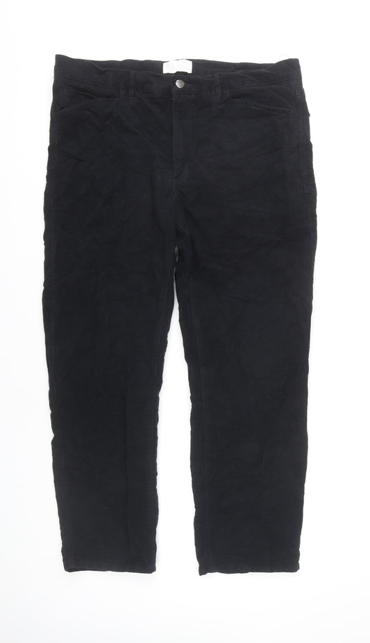 Marks and Spencer Men's Black Trousers, Size 38