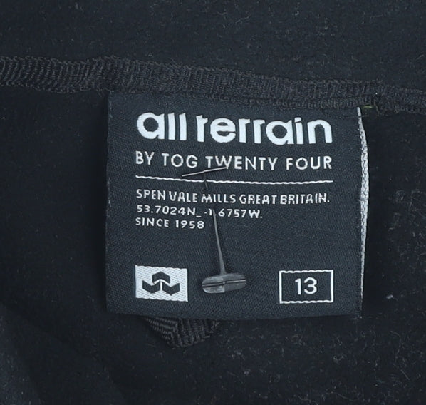 All Terrain Boys Black Fleece Jacket, Size 13, Winter Essential