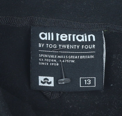 All Terrain Boys Black Fleece Jacket, Size 13, Winter Essential