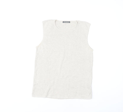 Womens UK Size M Hawkshead Beige  Tank