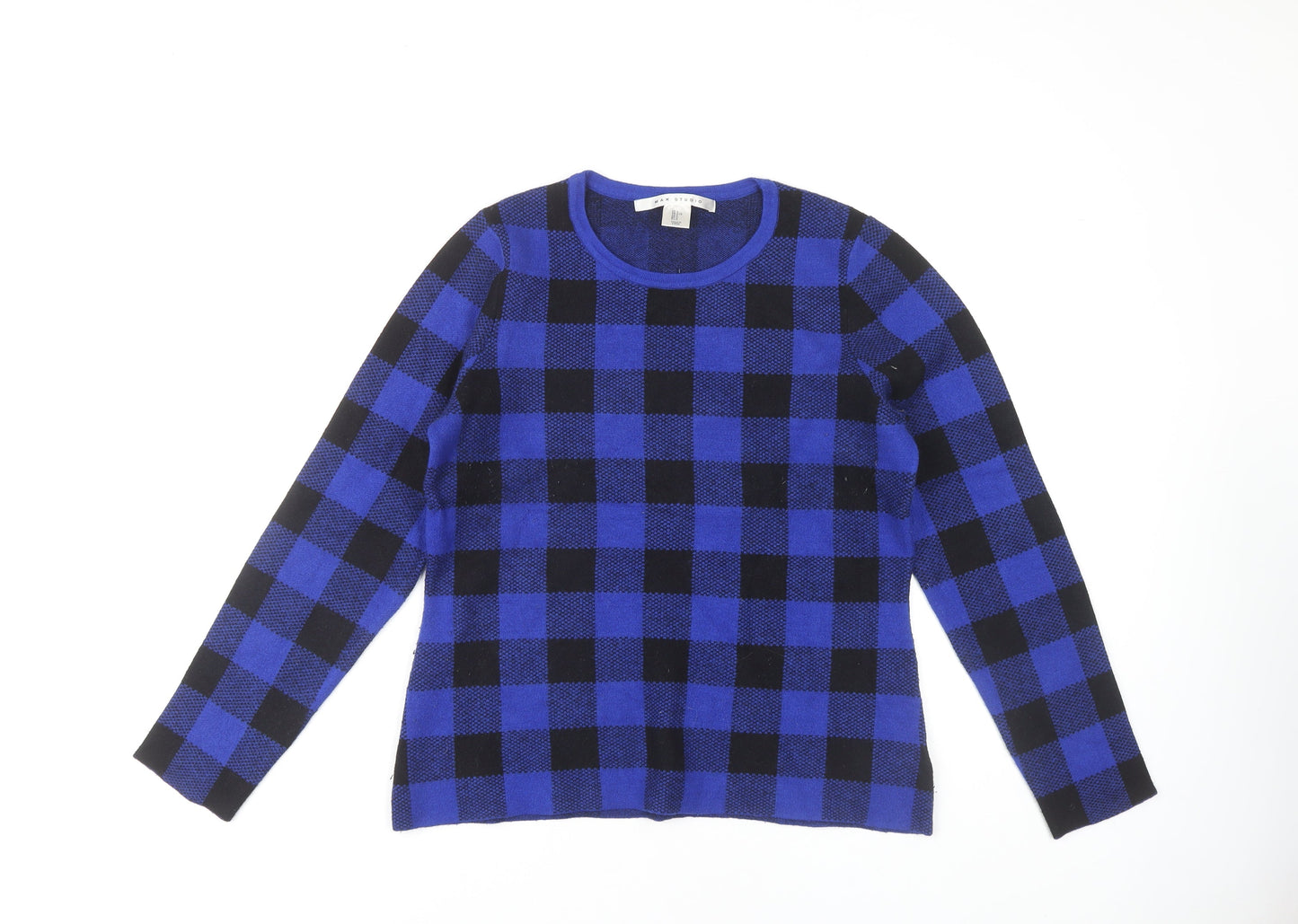 Womens UK Size L Max Studio Blue Pullover Jumper