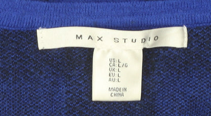 Womens UK Size L Max Studio Blue Pullover Jumper