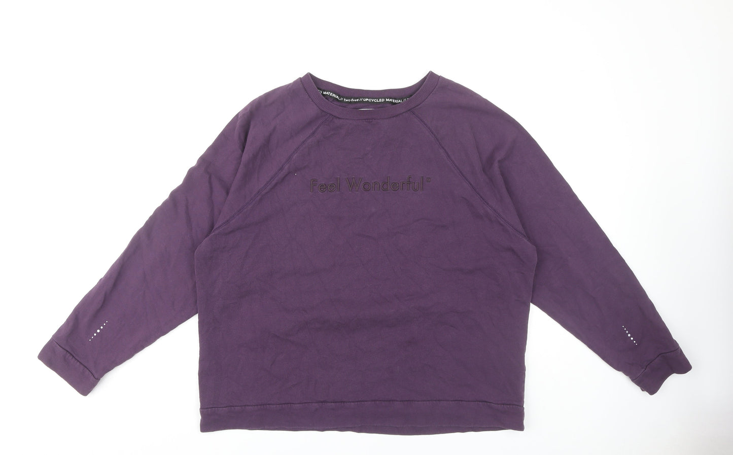 Asquith Women's Purple XL Pullover Sweatshirt, Cotton
