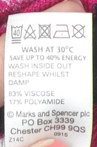 Womens UK Size 16 Marks and Spencer Multicoloured Pullover Jumper