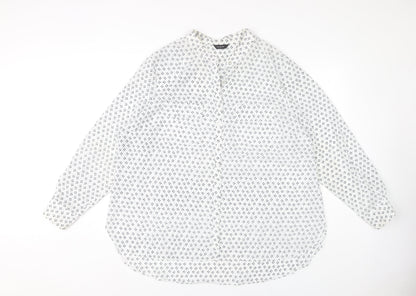 Womens UK Size 22 Marks and Spencer Multicoloured Basic Blouse