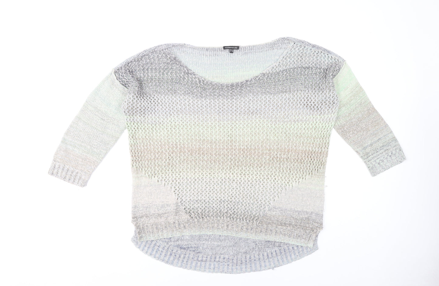 Womens UK Size 12 Warehouse Multicoloured Pullover Jumper
