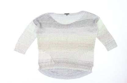 Womens UK Size 12 Warehouse Multicoloured Pullover Jumper