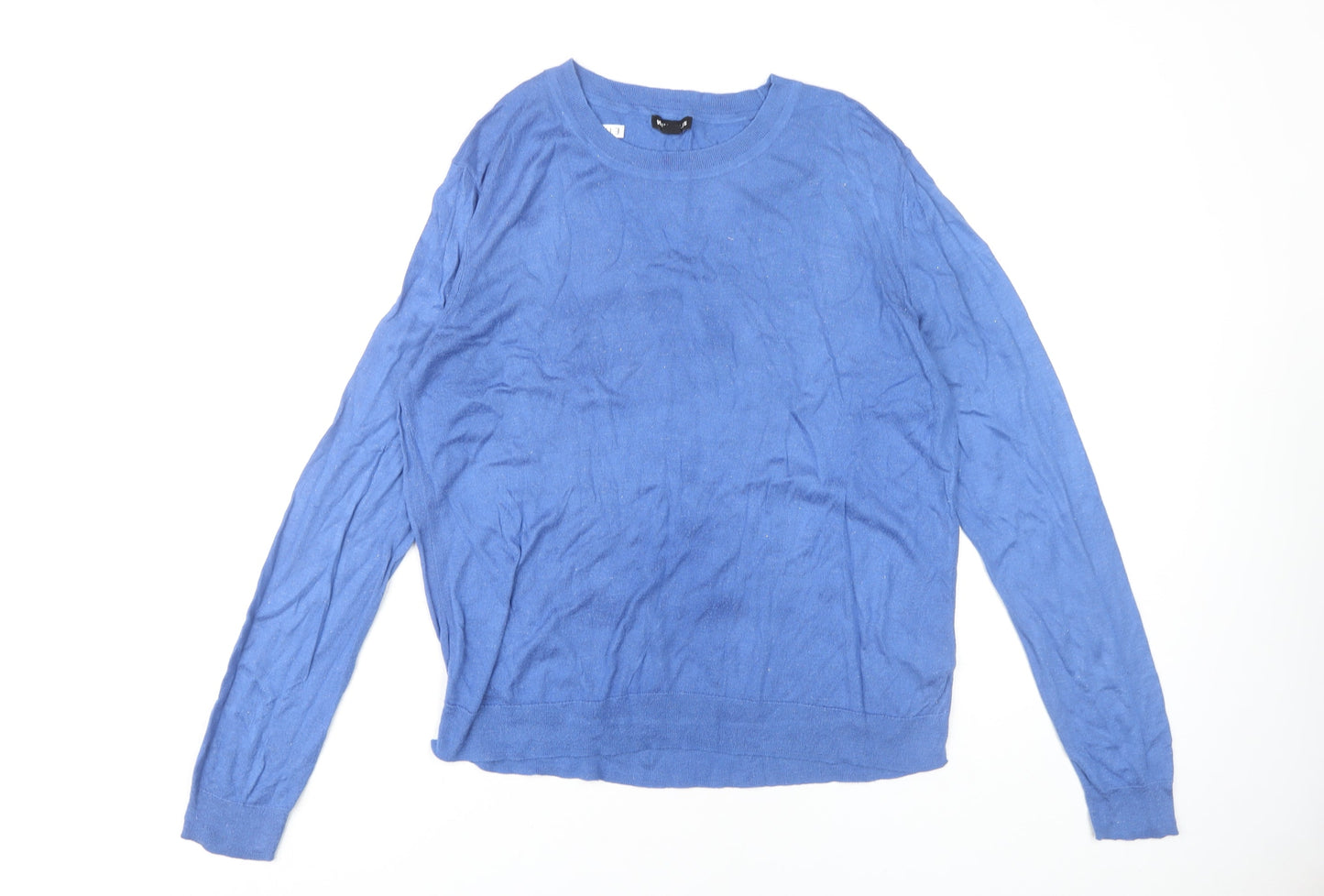 Womens UK Size 18 Whistles Blue Pullover Jumper
