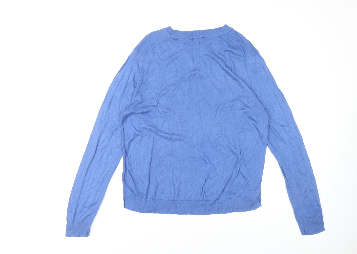 Womens UK Size 18 Whistles Blue Pullover Jumper