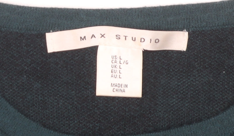 Womens UK Size L Max Studio Black Pullover Jumper