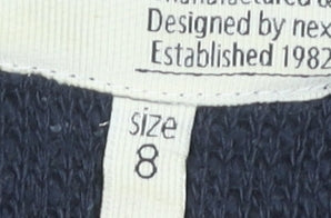 Womens UK Size 8 NEXT Blue Pullover Jumper