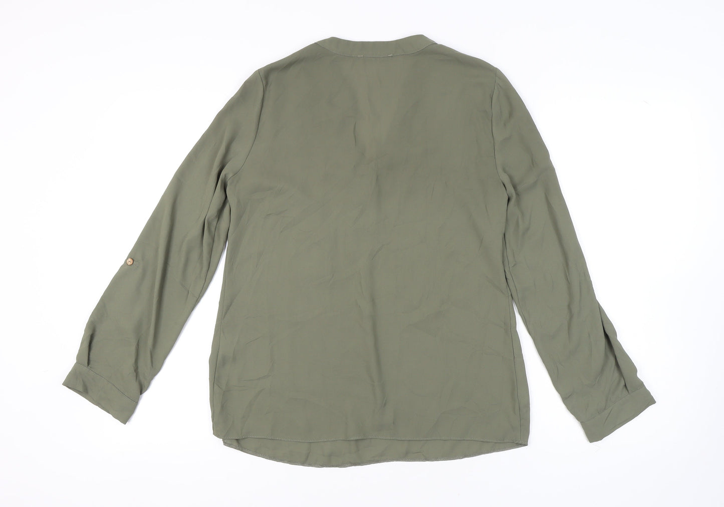 Womens UK Size 10 Roman Green  Blouse
