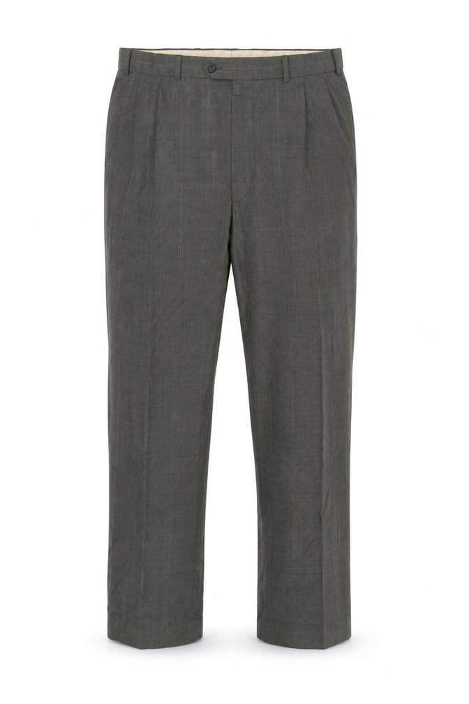 Mens UK Size L Marks and Spencer   Olive Trousers