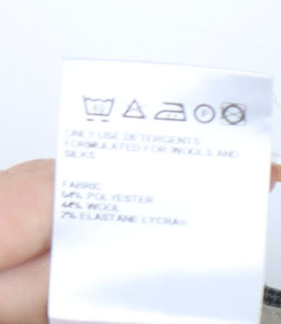 Marks & Spencer Men's Olive Check Trousers, Size L