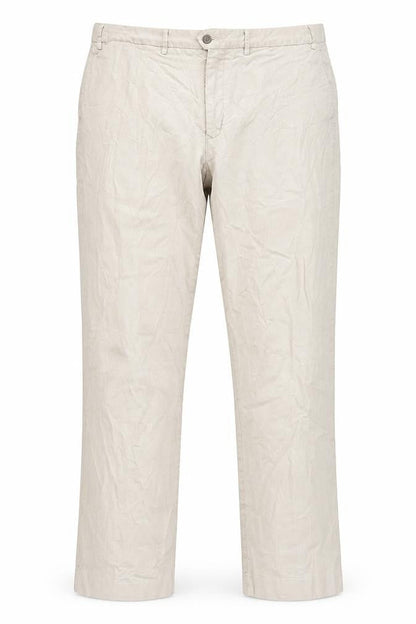 Mens UK Size L Marks and Spencer Regular Fit Chino Beige Trousers