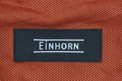 Einhorn Men's Orange Long Sleeve Button-Up Shirt