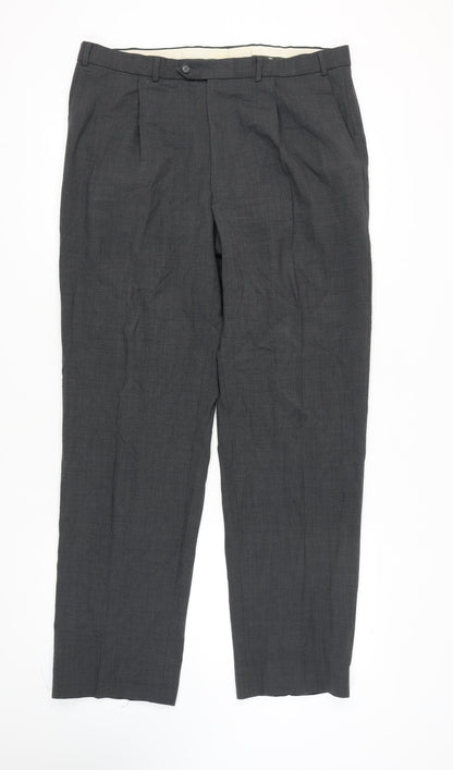 Marks and Spencer Men's Grey Dress Pants 38 in