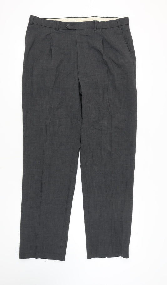 Marks and Spencer Men's Grey Dress Pants 38 in