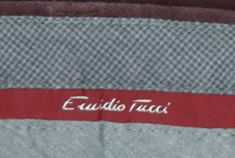 Emidio Tucci Men's Brown Trousers Size 54 Cotton
