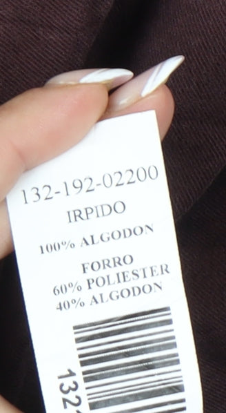 Emidio Tucci Men's Brown Trousers Size 54 Cotton