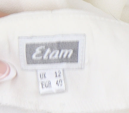 Womens UK Size 12 Etam   Ivory Trousers