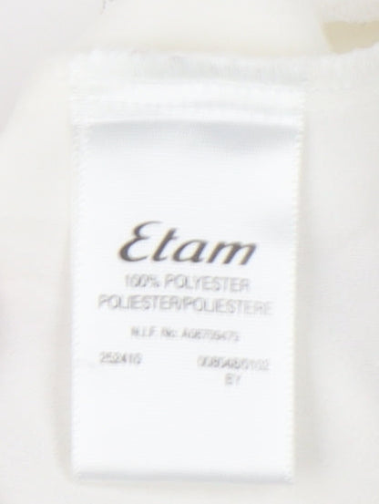 Womens UK Size 12 Etam   Ivory Trousers