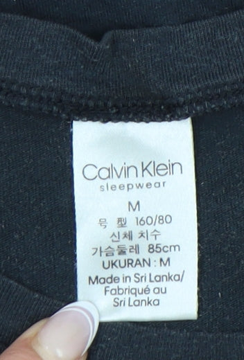 Calvin Klein Men's Black Pyjama Top M
