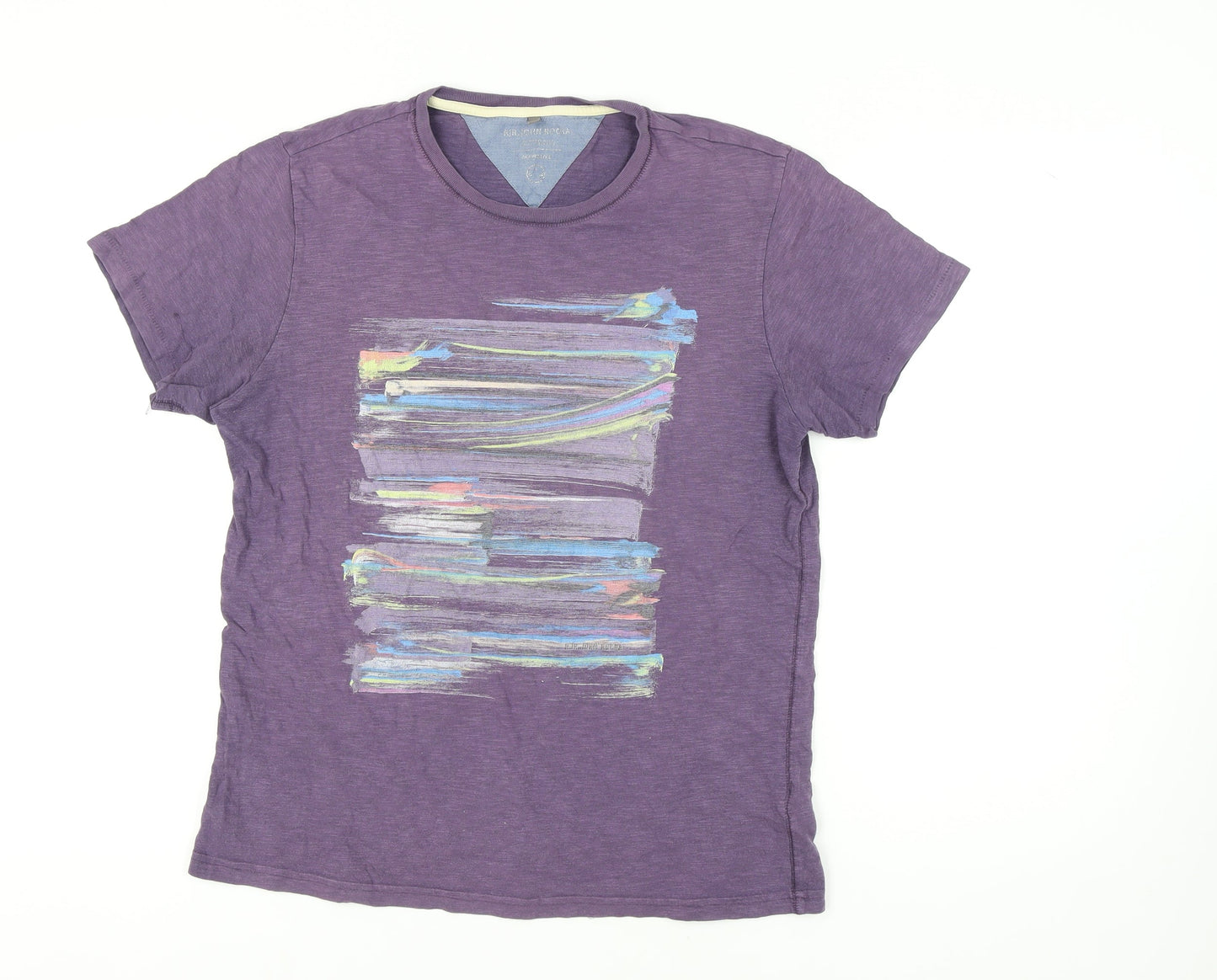Mens UK Size M Debenhams Purple  T-Shirt