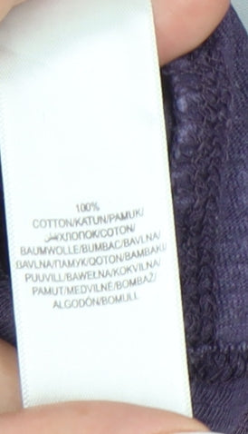 Mens UK Size M Debenhams Purple  T-Shirt