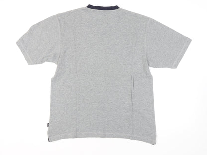 Maine New England Men's Grey V-Neck T-Shirt Small