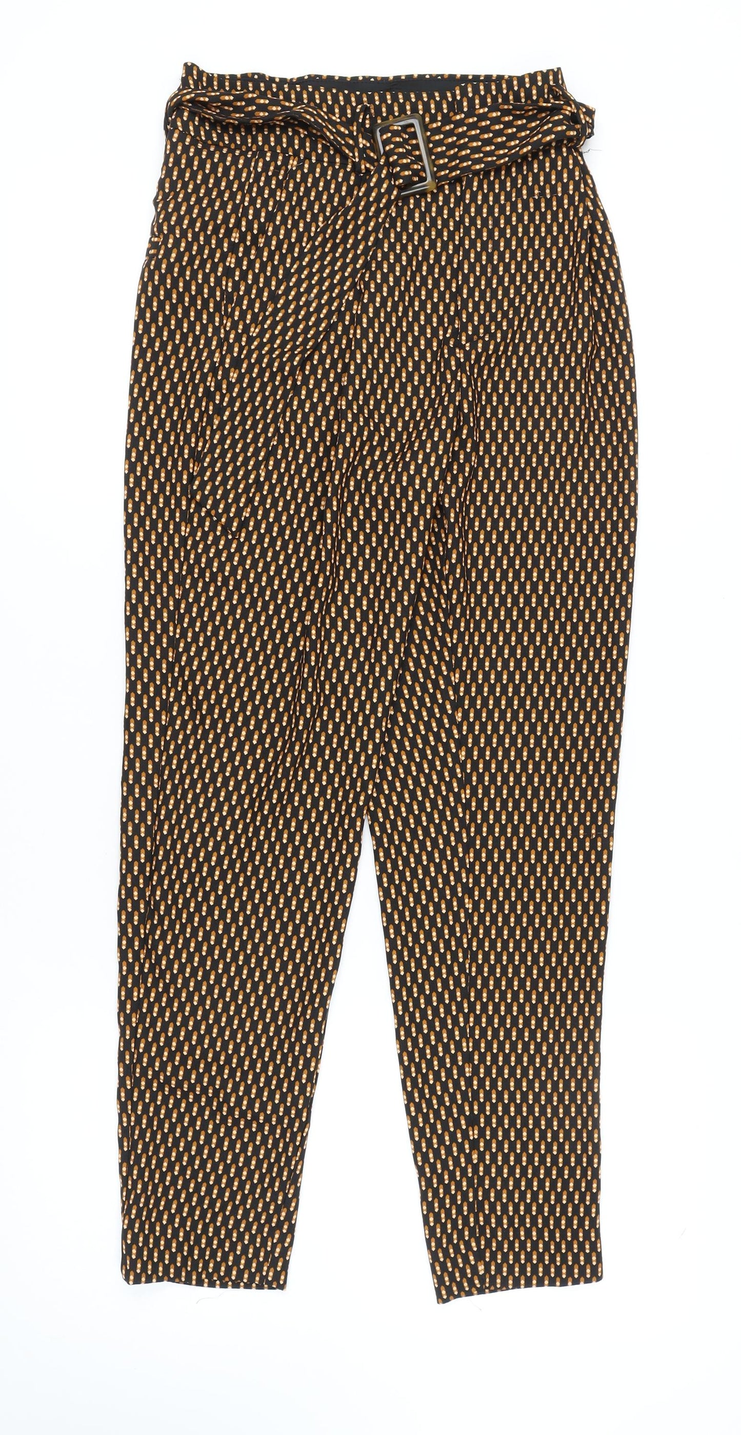 Womens UK Size 8 MNG Relaxed Fit  Multicoloured Trousers