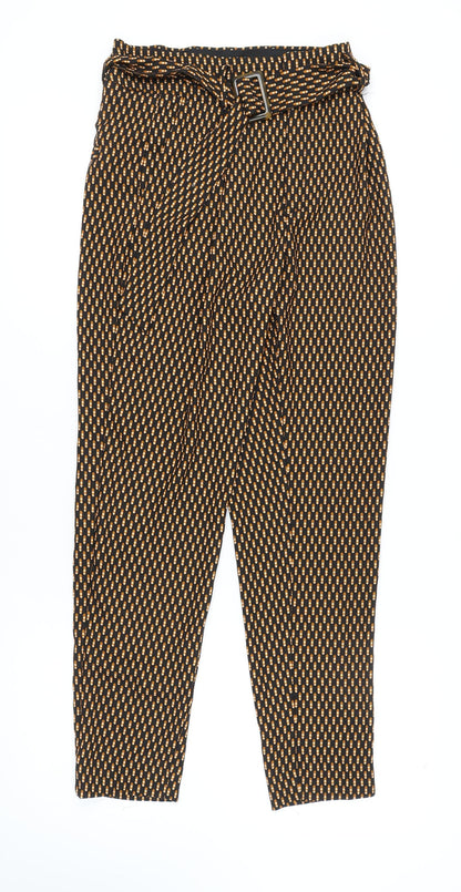 Womens UK Size 8 MNG Relaxed Fit  Multicoloured Trousers
