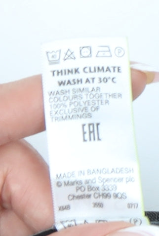 Marks and Spencer Men's Grey Regular Trousers