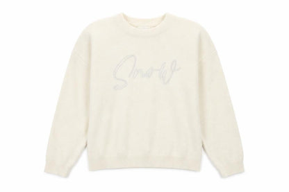 Womens UK Size M Marks and Spencer Ivory Pullover Jumper