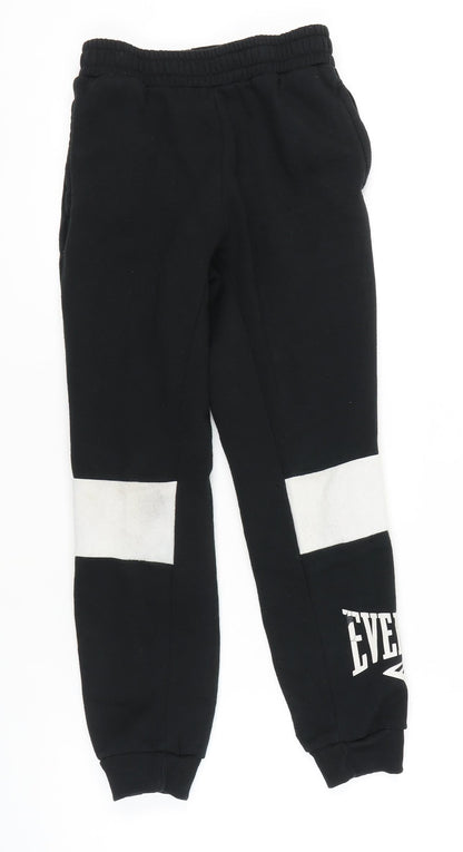 Everlast Boys Black Jogger Trousers - Size 9-10 Years
