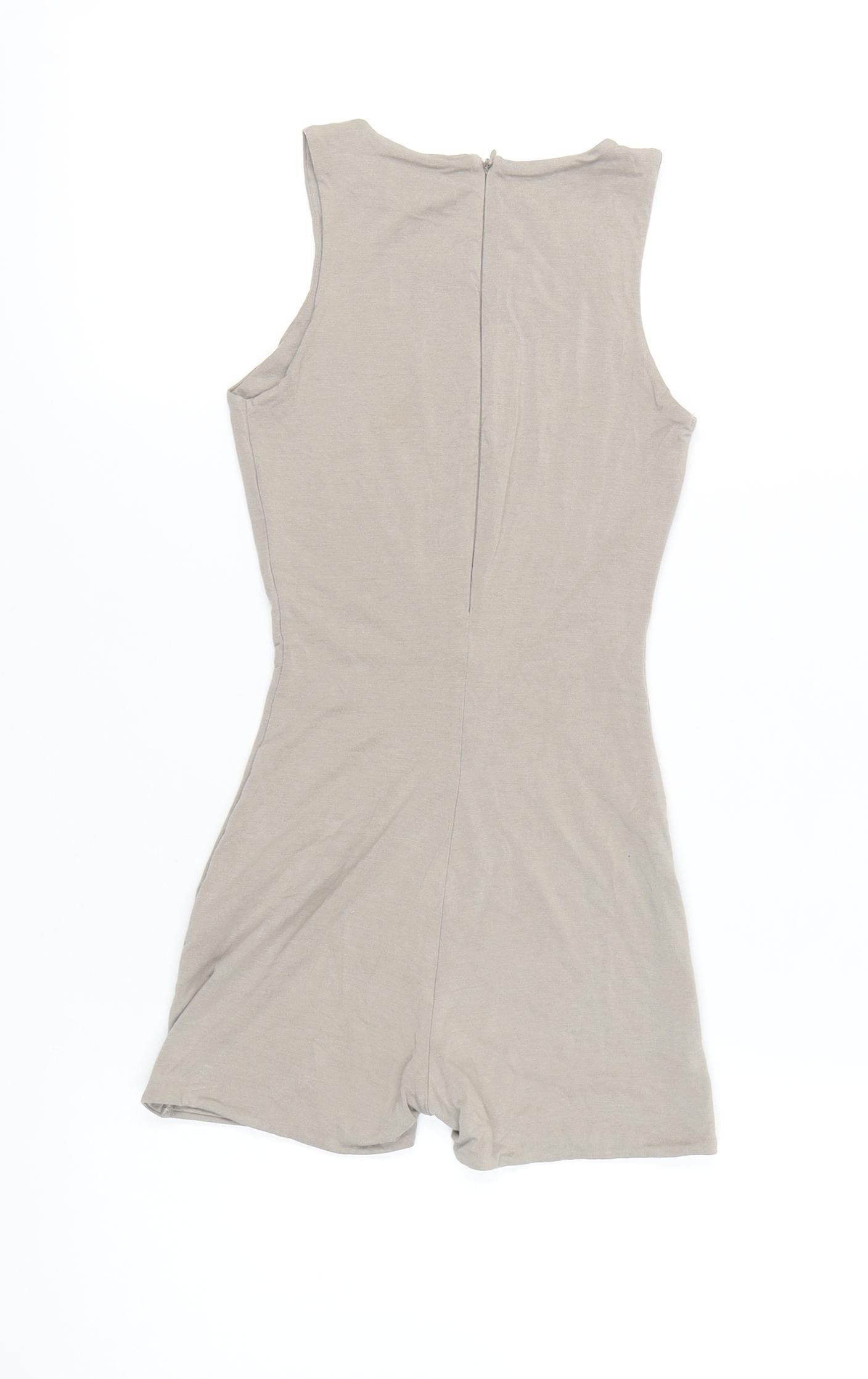 Oh Polly Women’s Beige Playsuit Size 6 Sleeveless